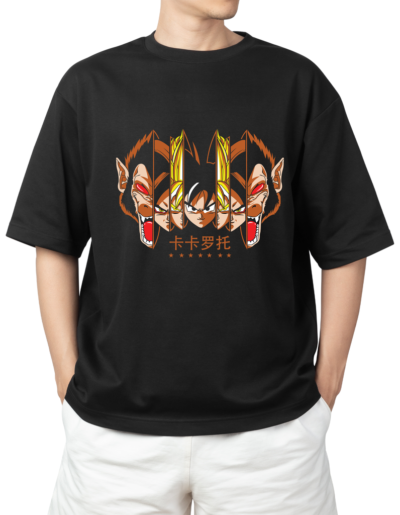 Dragon Ball DTF Printed Oversized Tshirt 100% Cotton 200GSM