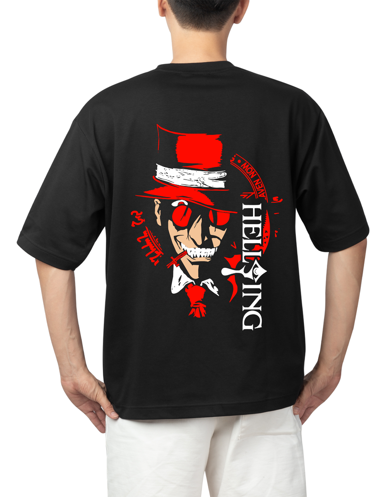 HellKing DTF Printed Oversized Tshirt 100% Cotton 200GSM